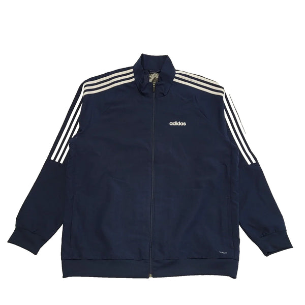 Adidas Navy Blue Long Sleeve Sport Lightweight Jacket Men's UK xL EU 56 K286