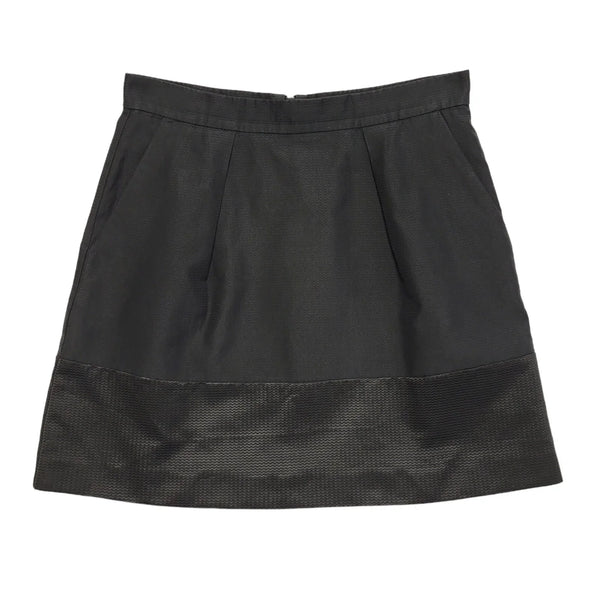 Coast Black A-Line Knee Length Skirt Womens UK Size 14 W32 DD689