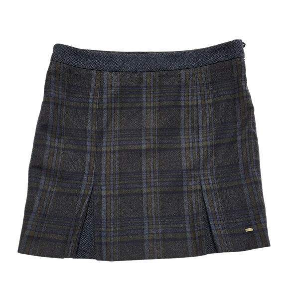 Tommy Hilfiger Blue Checked Straight Skirt Womens Size 14 (USA 10) W32 DD476