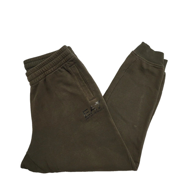 Emporio Armani Green Skinny Cuffed Jogger Tracksuit Bottoms Men's S W30 L27 K134