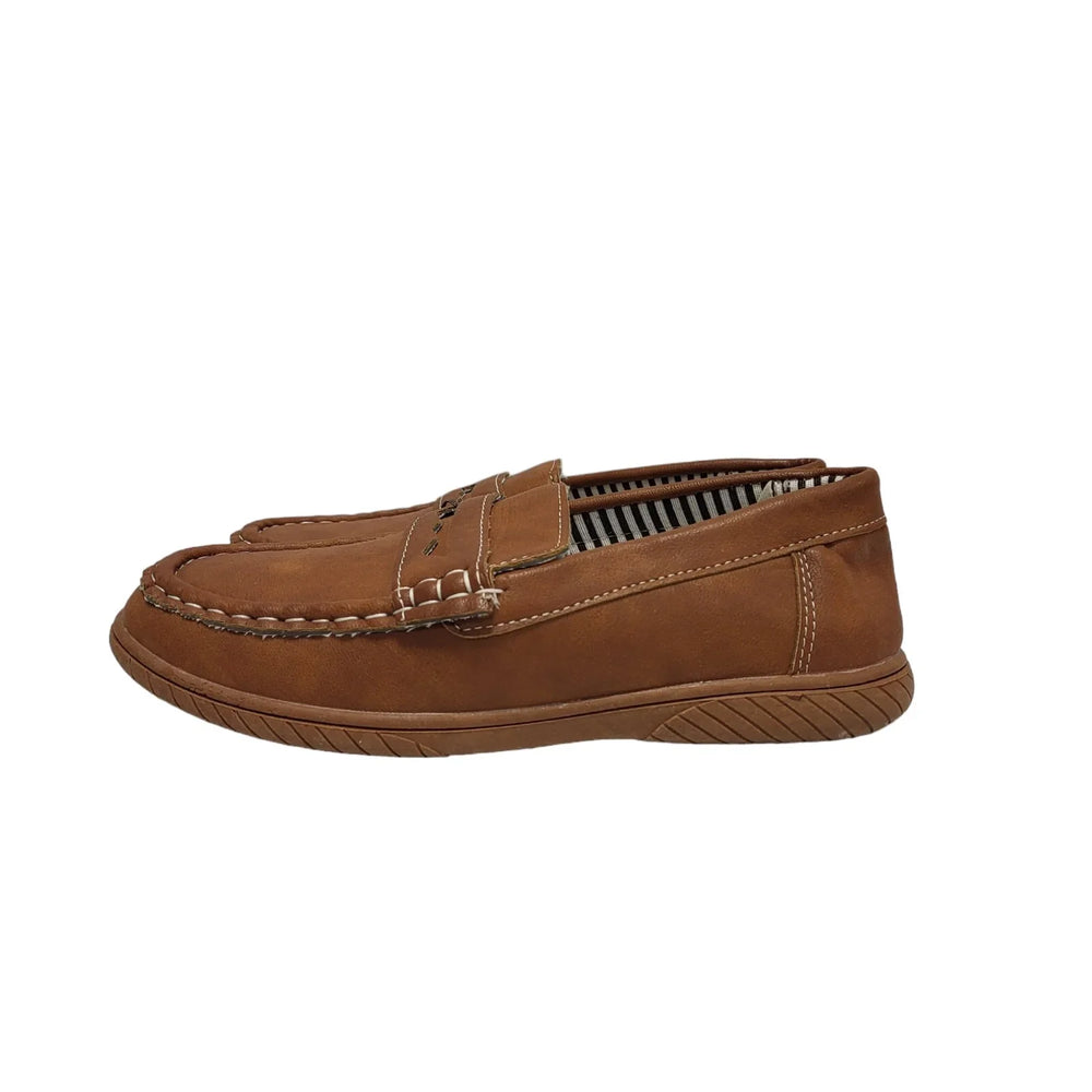 Mad Wax Brown Faux Suede Slip-on Shoes Uk Women's Size 5