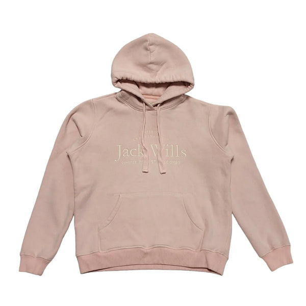 Jack Wills Pink Over-sized Sweatshirt Hoodie Uk Women's Size 14 CC242