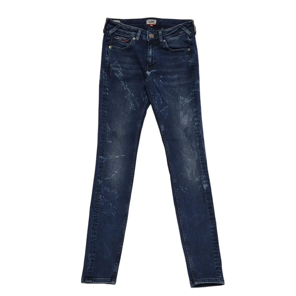 Tommy Jeans Dark Blue Skinny Slim Denim Jeans UK Women's S W26 L32 BB160