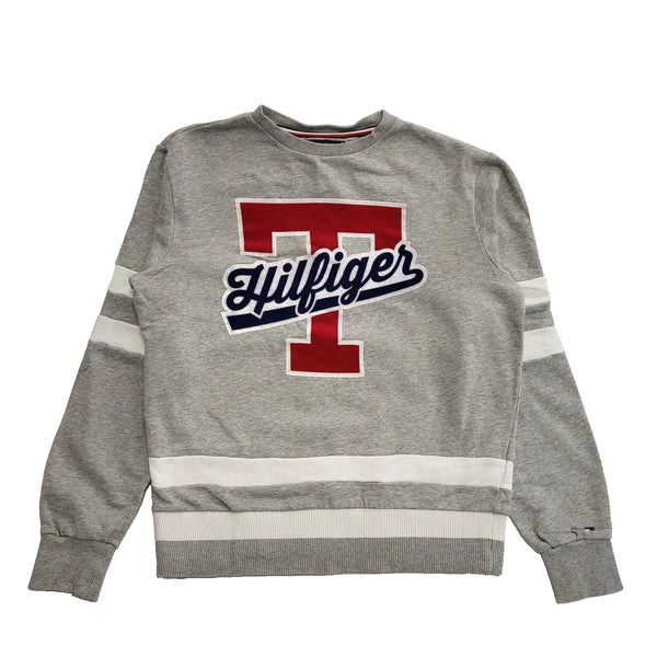 Tommy Hilfiger Grey Long Sleeve Sports Sweatshirt UK Women's S 8 K40
