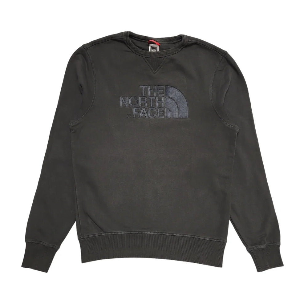The North Face Grey Crew Neck Long Sleeve Sweatshirt Men's uk Small H684
