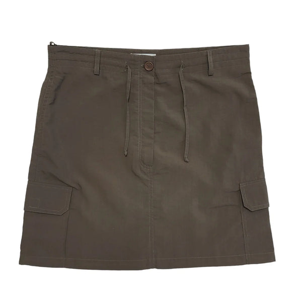 New Outfit Brown Vintage 90's Short Skirt Uk Women's Size 12 W30