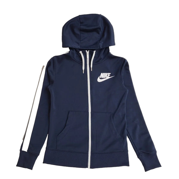Nike Navy Blue Drawstring Zip Sports Hoodie Uk Men's Size XS EE393