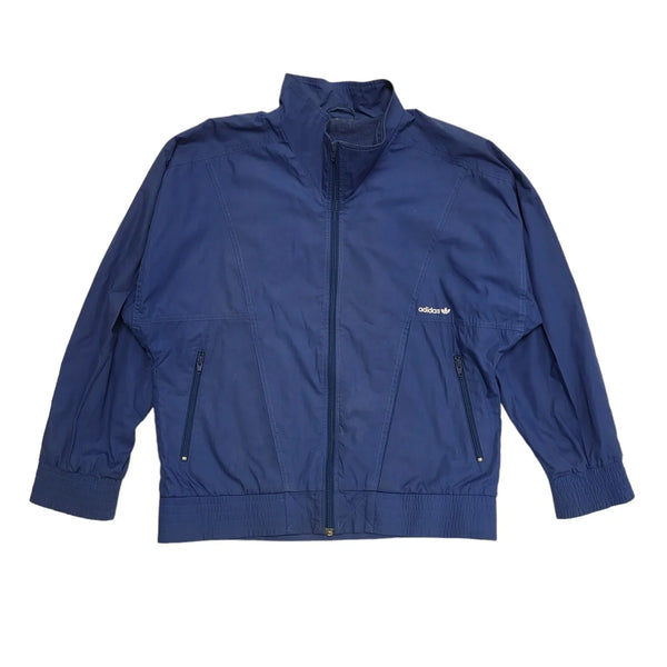 Adidas Dark Blue 90s Vintage Zipped Jacket Uk Women's Size 10