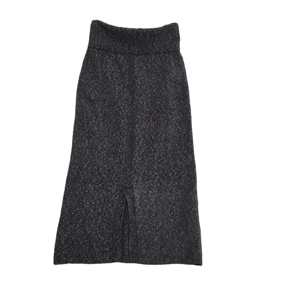 Massimo Dutti Grey Pencil Skirt UK Women's XS W24 DD535