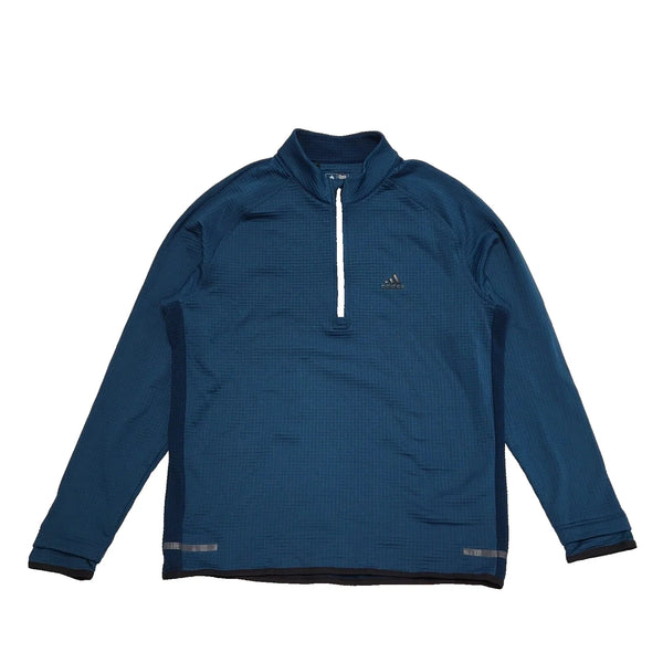 Adidas Clima Heat Teal Sport 1/4 Zip Top UK Men's Size M K763