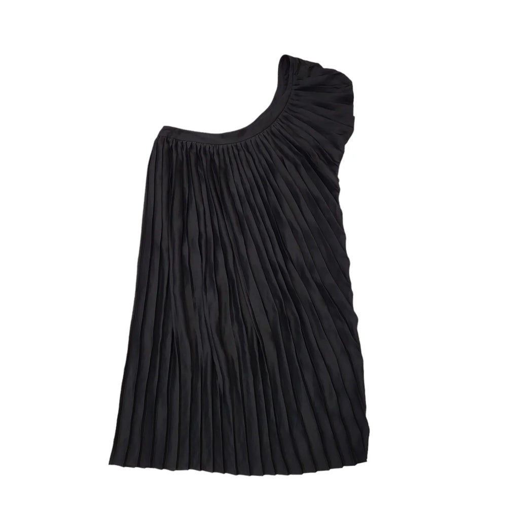 Allsaints Black Off Shoulder Evening Dress Uk Women's Size 12 EE107