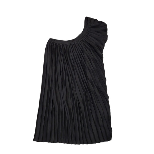 Allsaints Black Off Shoulder Evening Dress Uk Women's Size 12 EE107