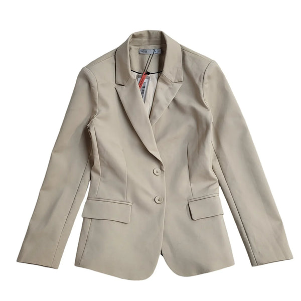 Oasis Cotton Sateen Stone Formal/Casual Blazer UK Women's 6 BNWT EE621