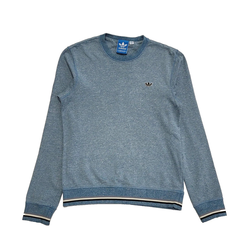 Adidas Blue Crew Neck Sports Sweatshirt Uk Men's Size XS L391