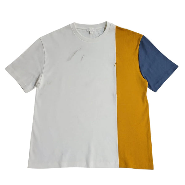Cos White T-Shirt Heavy Cotton Relaxed Top Women's UK L 12 L763