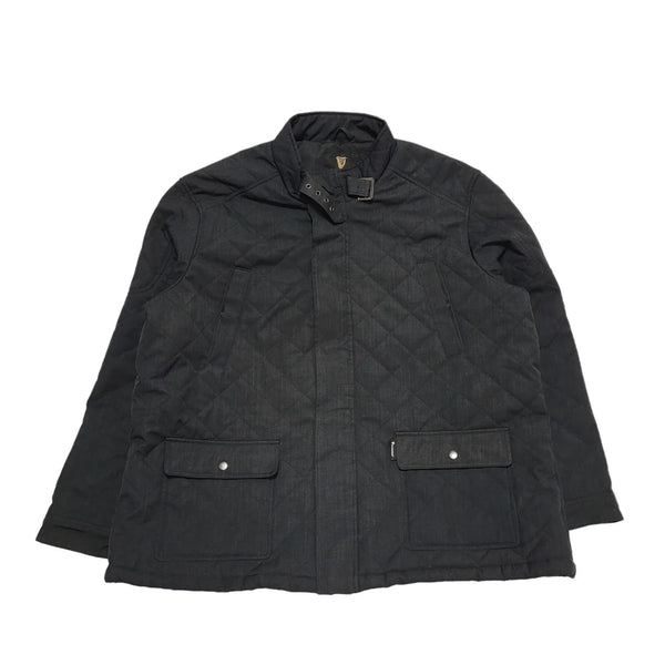 Massimo Dutti Black Button Lightweight Jacket Uk Men's XL BB298
