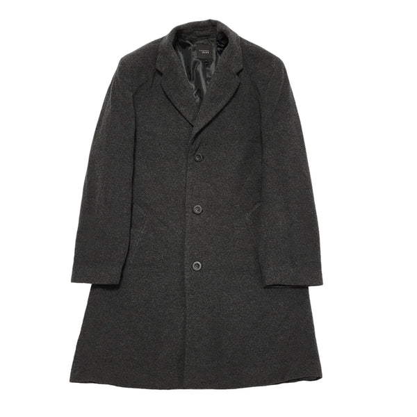 Thomas Nash Dark Grey Overcoat Uk Men's Size Large CC249