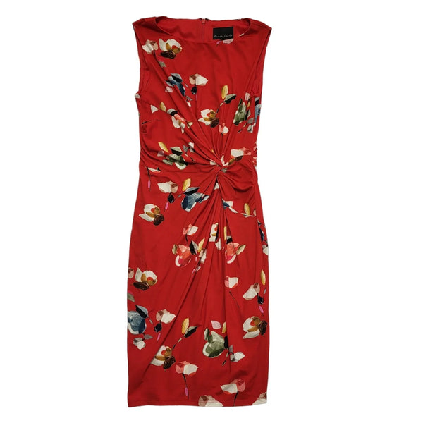 Phase Eight Red Sleeveless Evening A-Line Dress UK Women's 12 Bnwt BB623