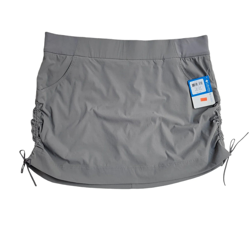 Columbia Grey Anytime Casual Skirt Uk Women's Size 1x (16) W34 Bnwt EE855