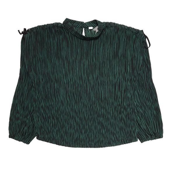 Oliver Bonas Green Lacia Button Back Blouse Top BNWT UK Women's 12 BNWT L66