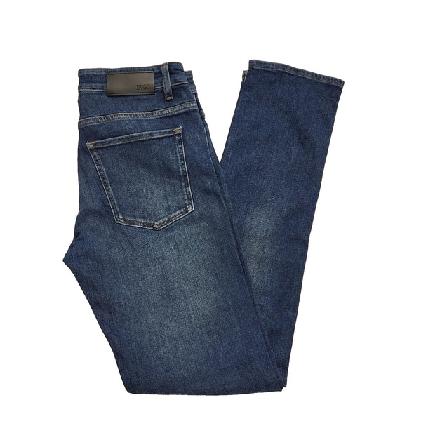 Hugo Boss Dark Blue Straight Denim Jeans UK Men's S W30 L33 L460