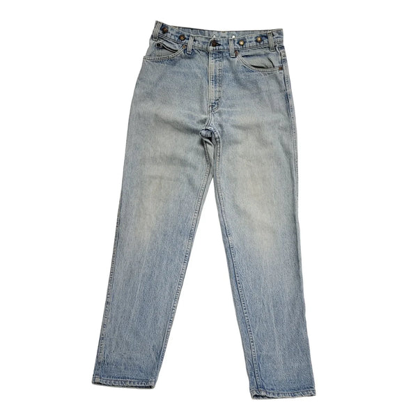 Levi's Vintage 90s Light Blue Tapered Denim Suspender Jeans Men's Size M W33 L34