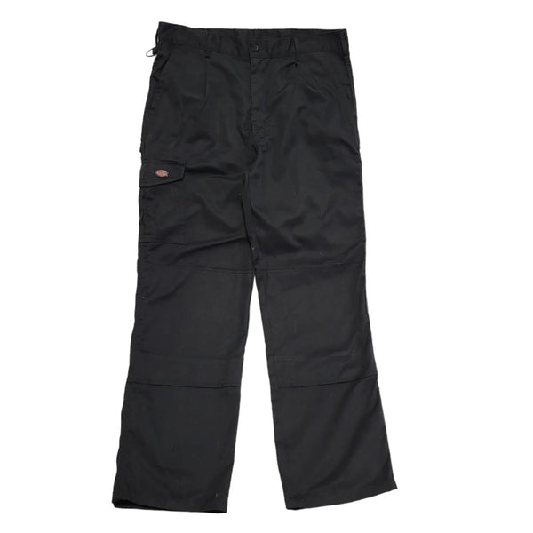 Dickies Black Straight Leg Workwear Trousers Men's Size XL W36 L32
