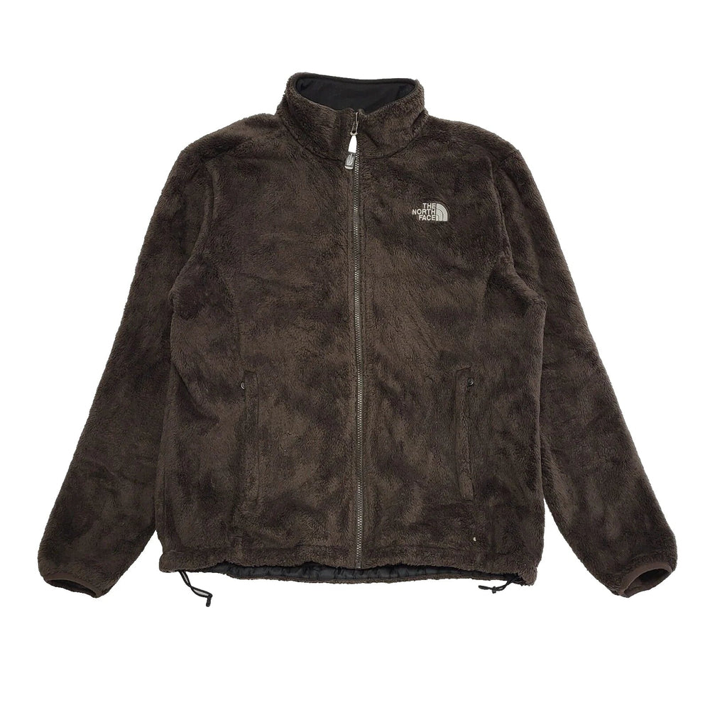 The North Face Brown Zipped Fleece Base Layer Jacket Uk Women's XL K109