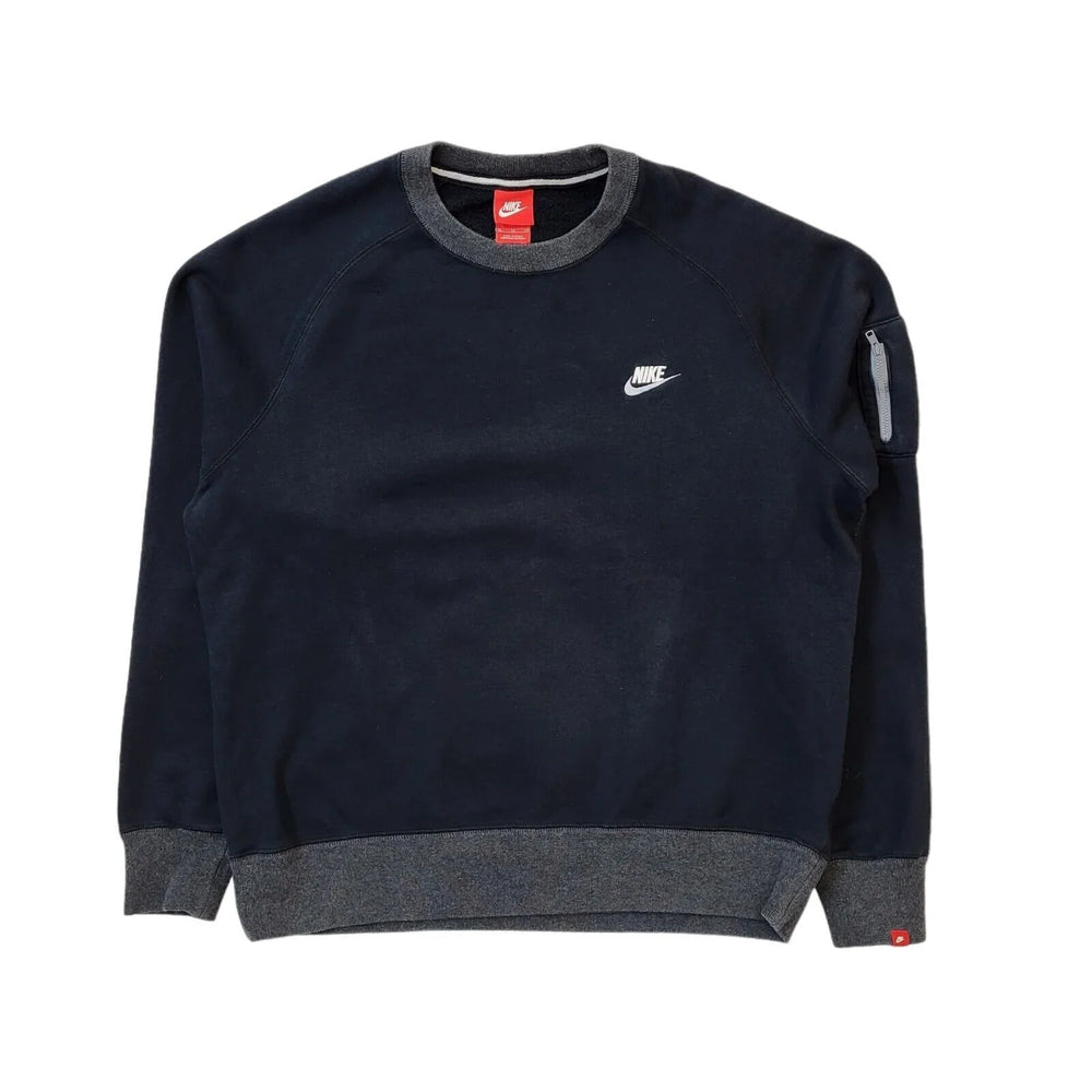 Nike Black Crew Neck Sweatshirt UK Men's Extra Large G486