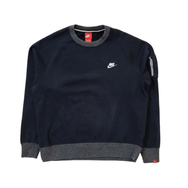 Nike Black Crew Neck Sweatshirt UK Men's Extra Large G486