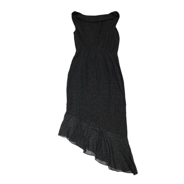 Phase Eight Black Green Dotty Maxi Evening Formal Dress Women's UK 12 BNWT BB402