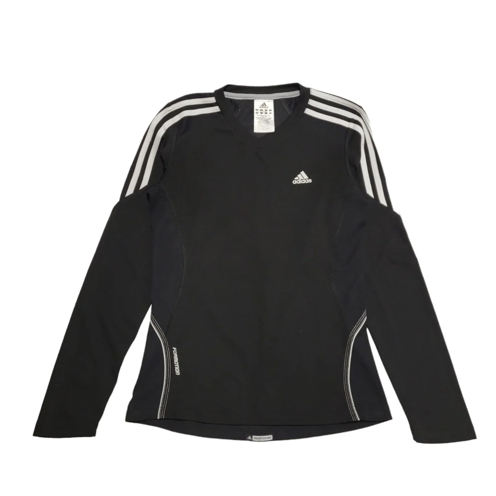 Adidas Black Long Sleeve Sports Top UK Women's Size 8 BB490