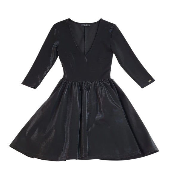 Mohito Collection Dress Fit & Flare Sparkly Long Sleeve Women's Size 4 XXS L935