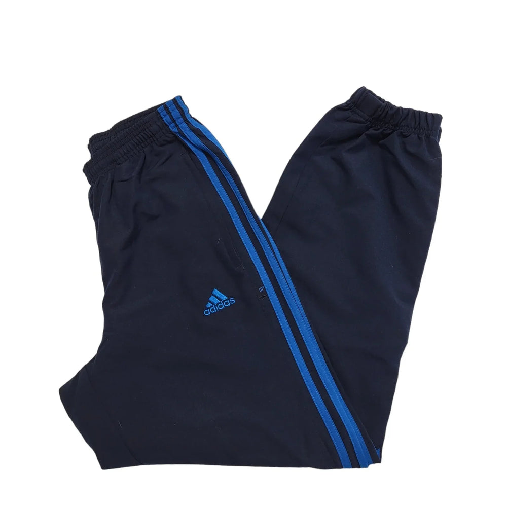 Adidas Blue Slim Tapered Cuffed Tracksuit Bottoms Boys  12 years W24-26 L28 H550