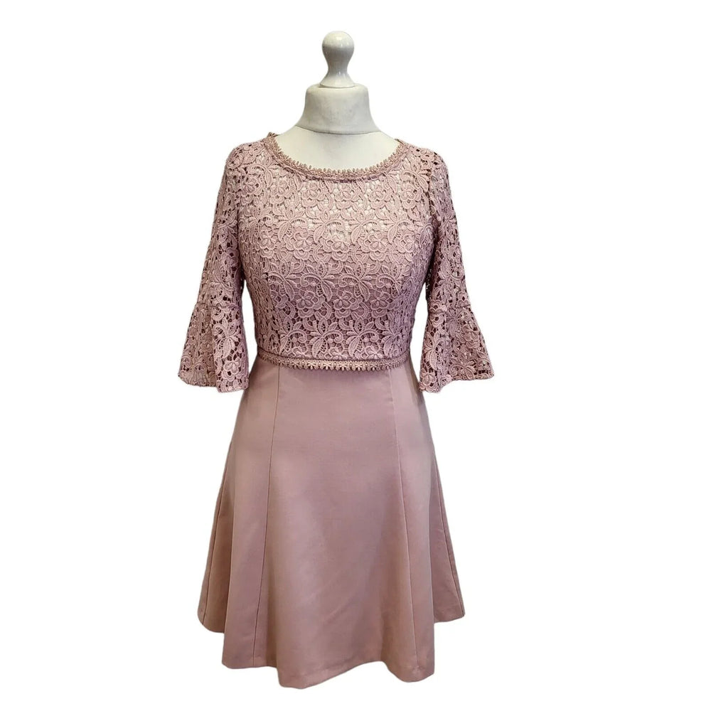 French Connection Whisper Ruth Lace Dress Uk Women's 10 Eu 38 Bnwt G95