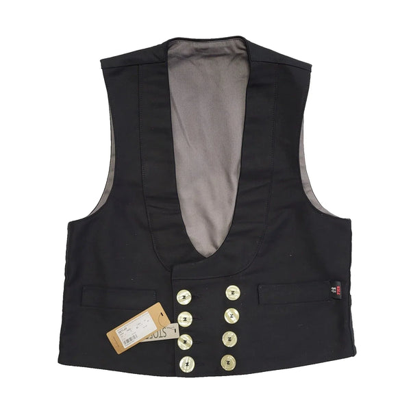 Stoff Dieser Black 8 Button Evening Waistcoat Uk Men's Uk Medium Bnwt L598