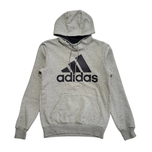 Adidas Vintage Y2k Grey Pullover Sweatshirt Hoodie Uk Men's Size S