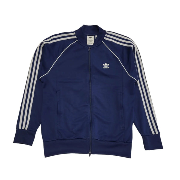 Adidas Navy Blue Sports Training Tracksuit Top / Jacket Uk Men's M DD397