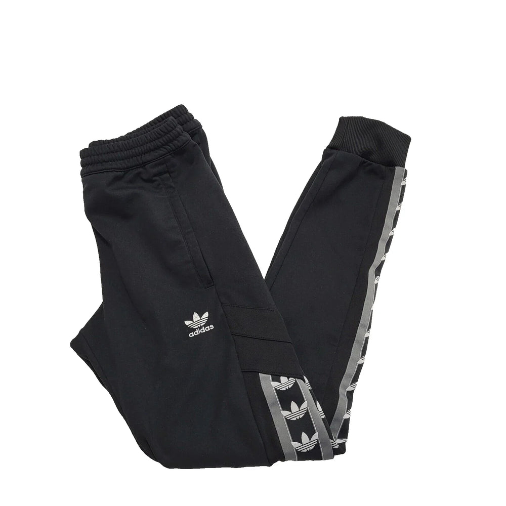 Adidas Black Drawstring Tracksuit Bottoms Uk Men's S W30 L31 L419