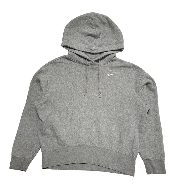Nike Grey Drawstring Sports Sweatshirt Hoodie Uk Women's XS K710