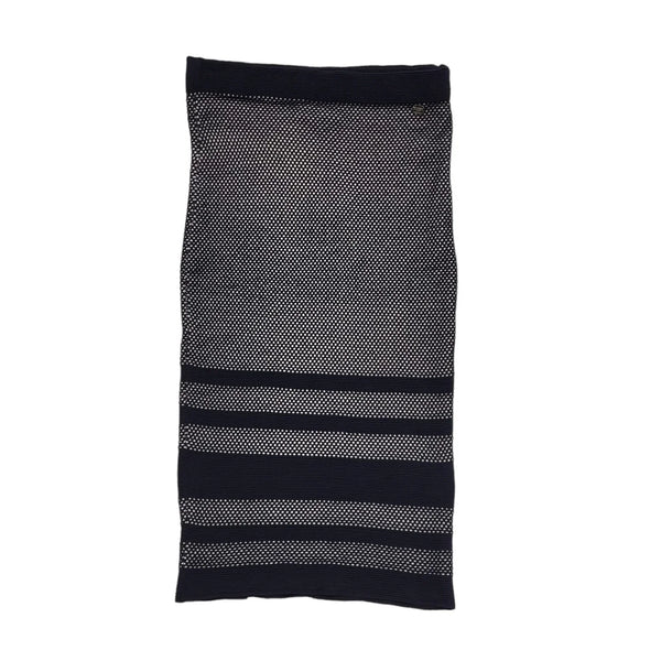 Lipsy Blue & Black Pencil Skirt UK Women's 8 W26 Bnwt DD441