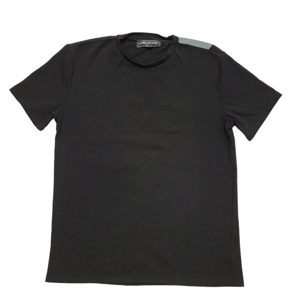 Maniere De Voir Black Crew Neck T-Shirt Uk Men's Size Small CC372