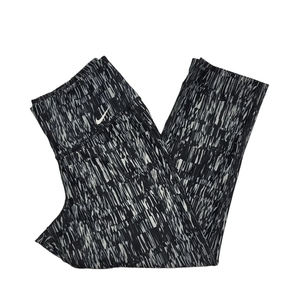Nike Dri-Fit Black & White Tracksuit Bottoms/Joggers Women's XS W24 L19 CC951