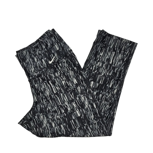 Nike Dri-Fit Black & White Tracksuit Bottoms/Joggers Women's XS W24 L19 CC951