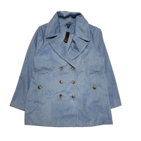 M&Co Blue Button Casual Jacket Uk Women's Size 20 BNWT K879