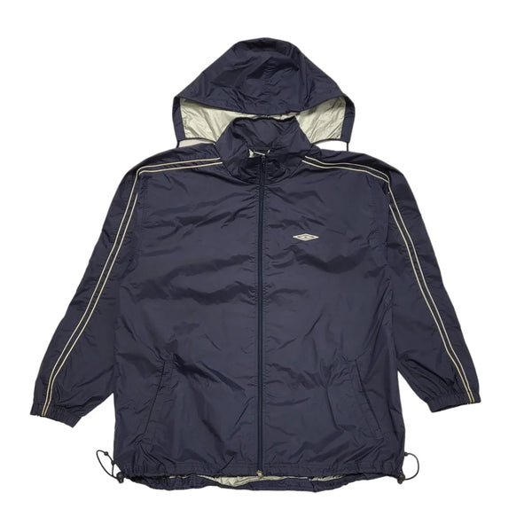 Umbro Navy Blue Vintage 90s Sports Windbreaker Track Jacket Uk Men's Size XL