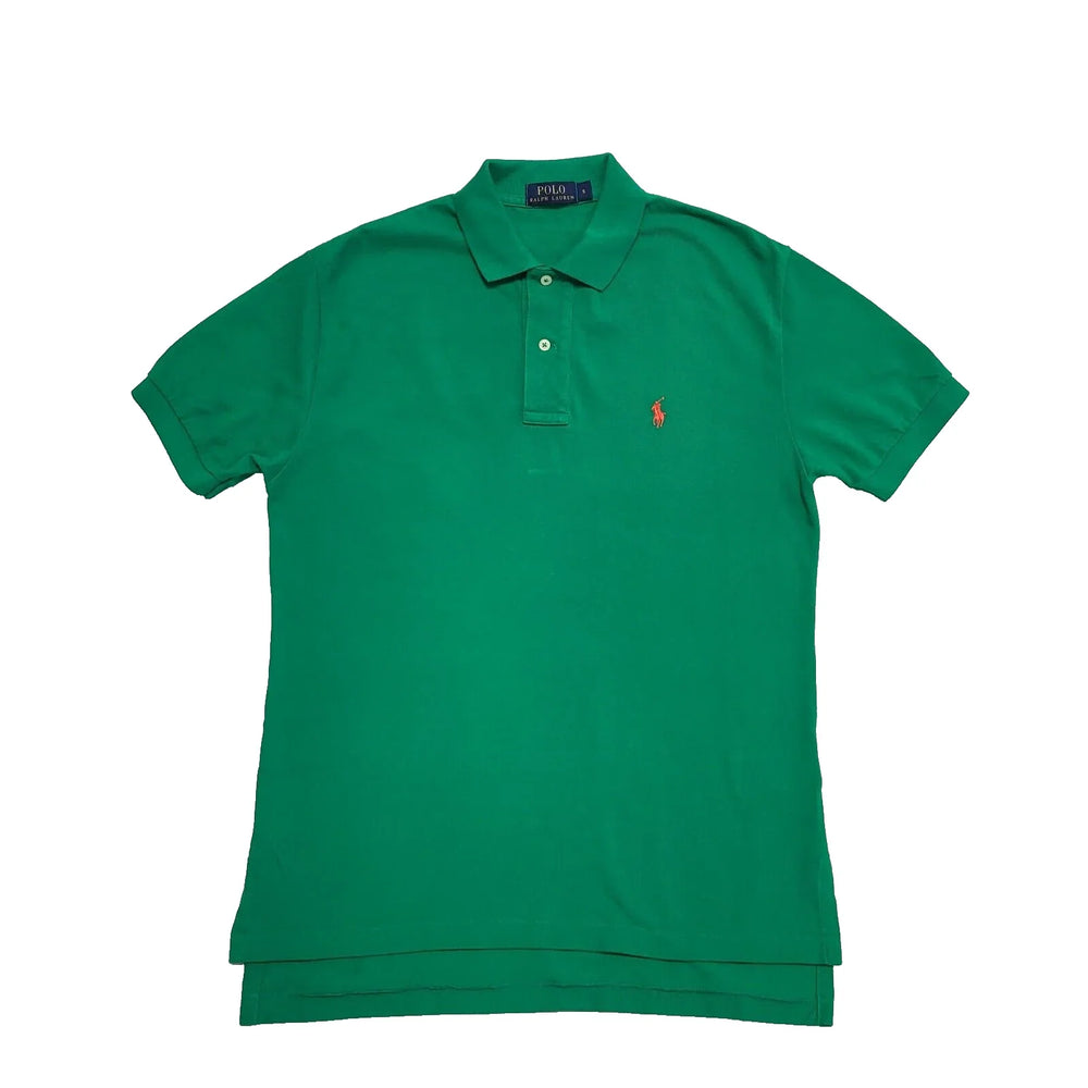 Polo Ralph Lauren Green Loose Fit Short Sleeve Polo Shirt Uk Men's S K788
