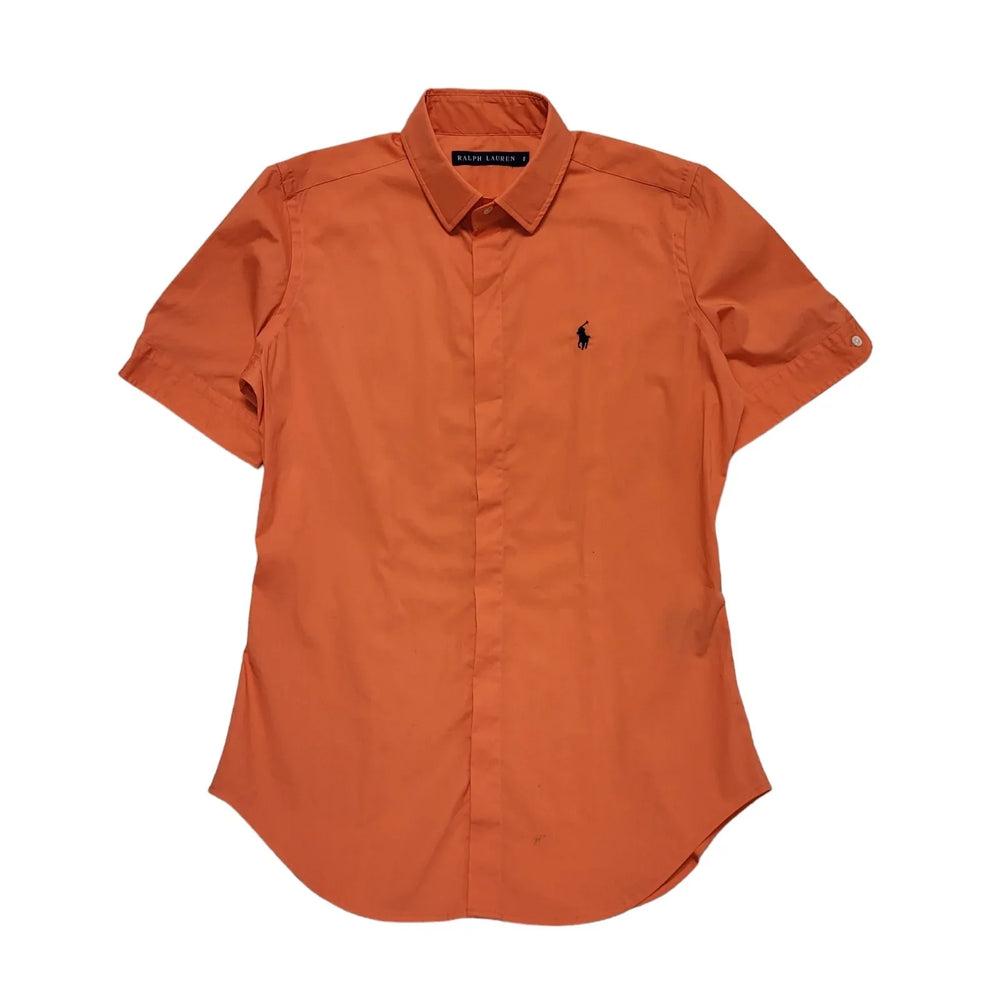 Ralph Lauren Orange Short Sleeve Shirt Womens UK Size 8 DD672