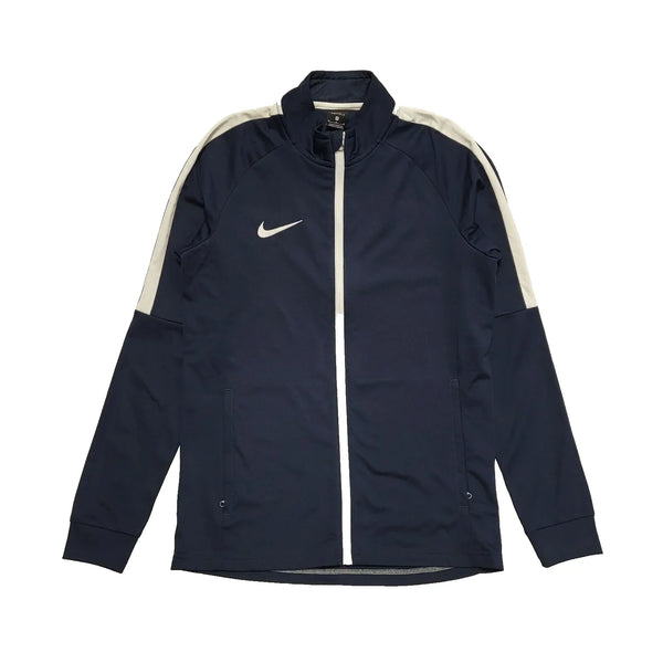 Nike Dri-Fit Navy Blue Zipped L/Sleeve Sport Tracksuit Top UK Men's M K674