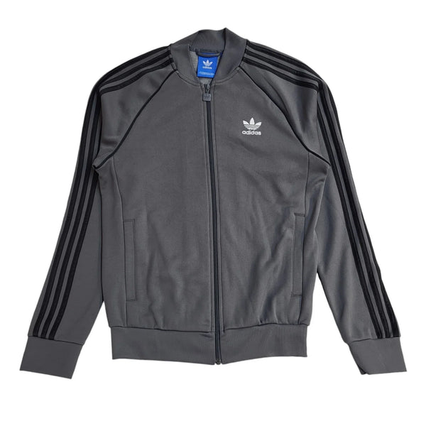 Adidas Grey Tracksuit Top/Jacket Full Zip Mens UK S EE375